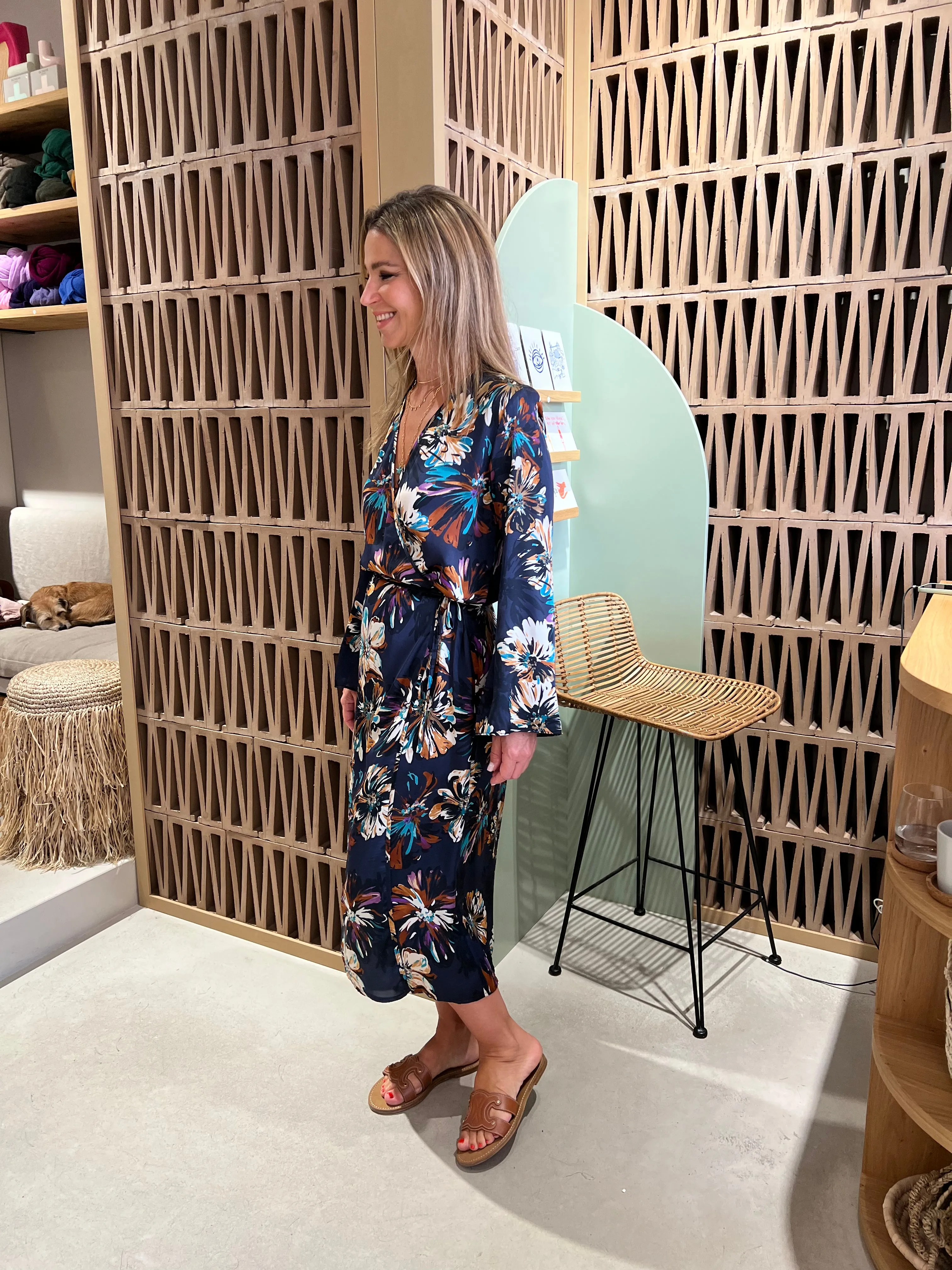 WRAP DRESS "DELIA"